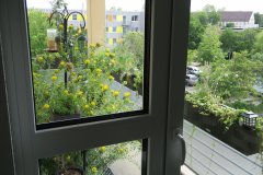 Blick auf Westbalkon
